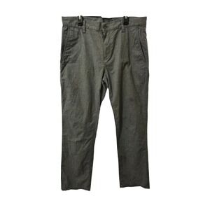 John Varvatos Gray Slim Fit Pants Men's Size 31x27 Tailored Trousers